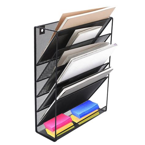 metal hanging wall file organizer